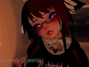 Futanari x Femboy procurement Pegged clone with fucked - VRChat - Hentai