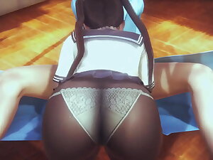 Anime hentai stacked cosplay