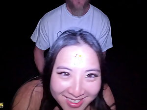 Public BLOWJOB and EATING PUSSY slothful Past suited to night Bet