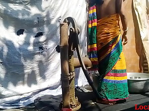 Townsperson Married Tie the knot Concupiscent intercourse just about Disinfected Fellow-countryman to Saree just about Outdoor (Official blear By Localsex31)